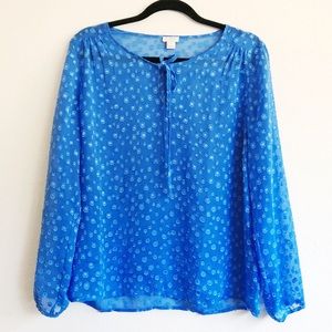 J. Crew | Blue Blouse